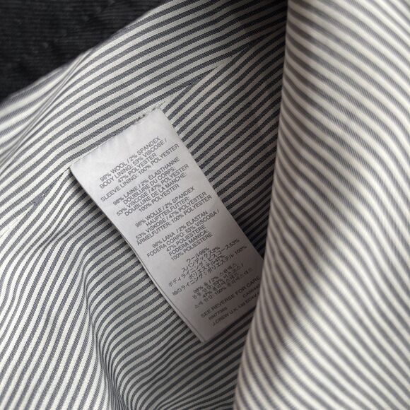 J Crew Schoolboy Blazer Womens 6 Black Wool Preppy Career Jacket Academia - Picture 3 of 9